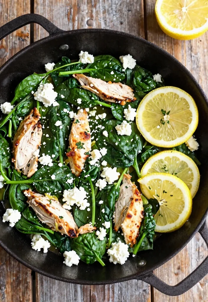 12 Keto Chicken Breast Recipes for Lean Dinners 10. Spinach and Feta Chicken Skillet 0