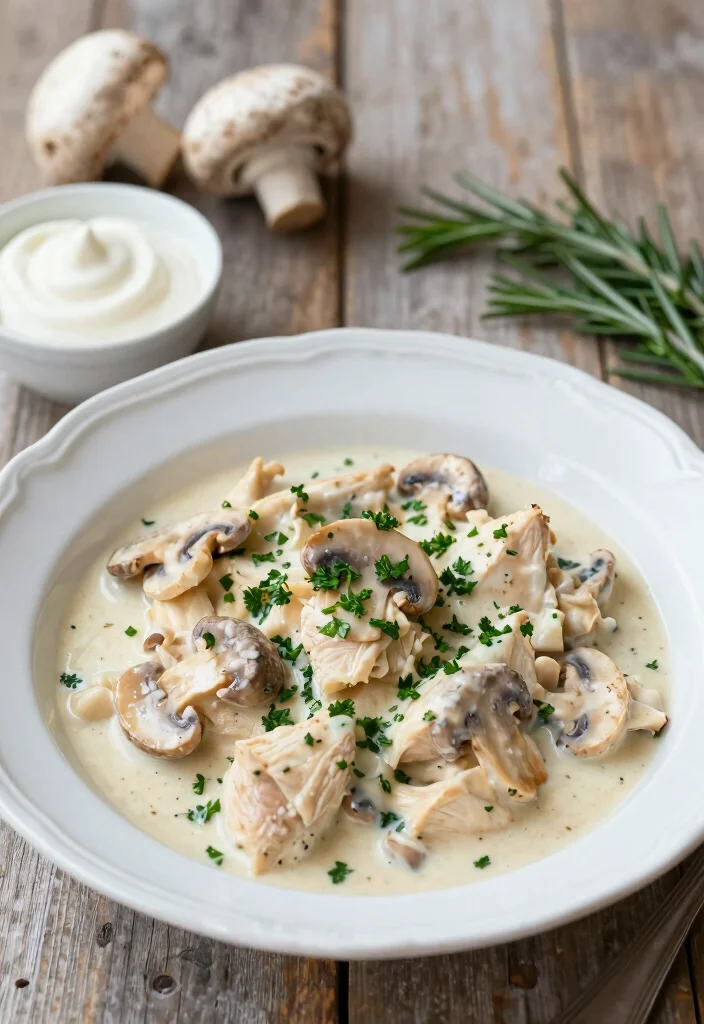 12 Keto Chicken Crockpot Recipes for Hands Off Cooking 2. Creamy Mushroom Chicken 0