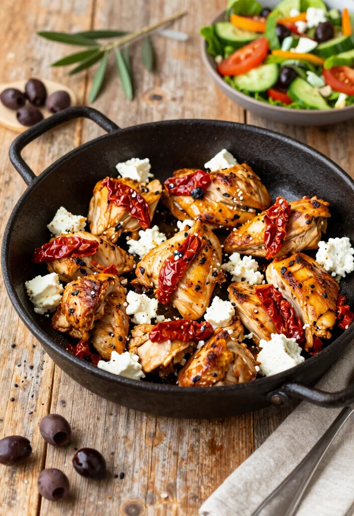 12 Keto Chicken Dinner Recipes Everyone Loves 11. Mediterranean Chicken Skillet 0