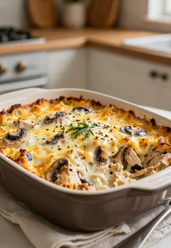 12 Keto Chicken Recipes for Flavorful Dinners 48 12 Keto Chicken Recipes for Flavorful Dinners 8. Creamy Mushroom Chicken Casserole 0