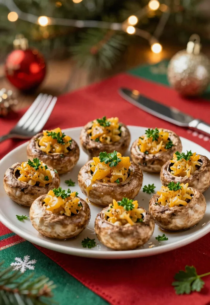 12 Keto Christmas Recipes for a Festive Low Carb Table 24 12 Keto Christmas Recipes for a Festive Low Carb Table 4. Keto Stuffed Mushrooms 0