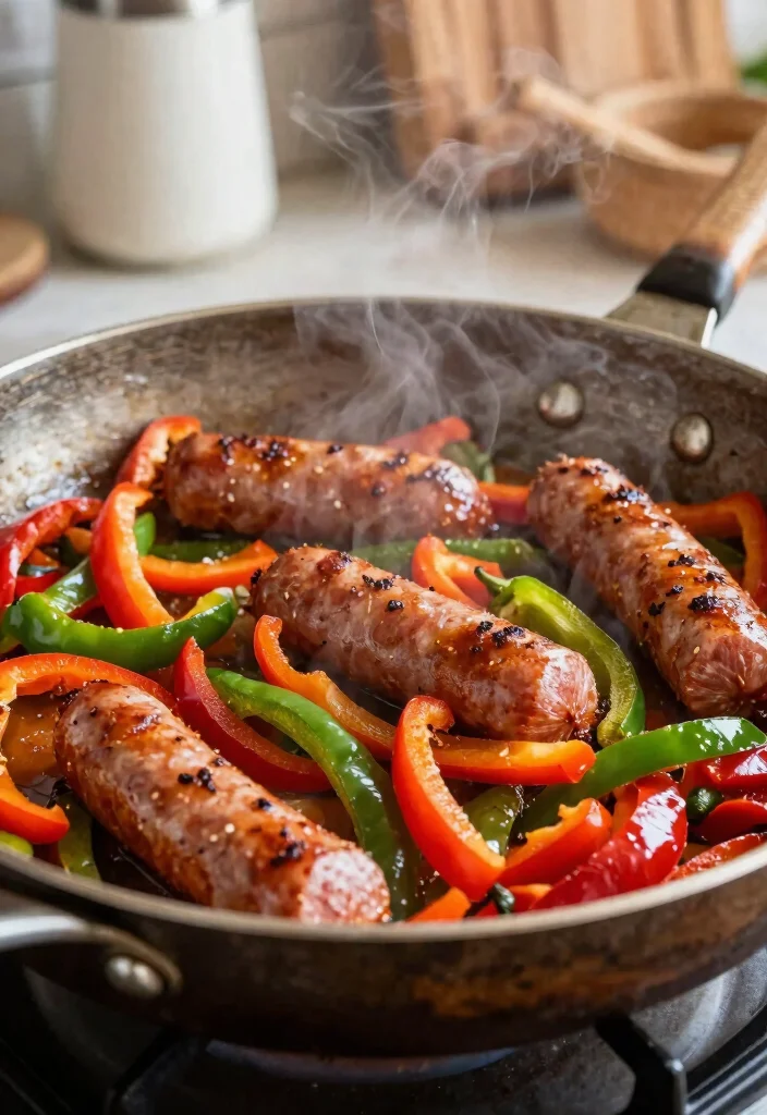 12 Keto Dinner Recipes for Everyday Cooking 8. Italian Sausage and Peppers Skillet 0