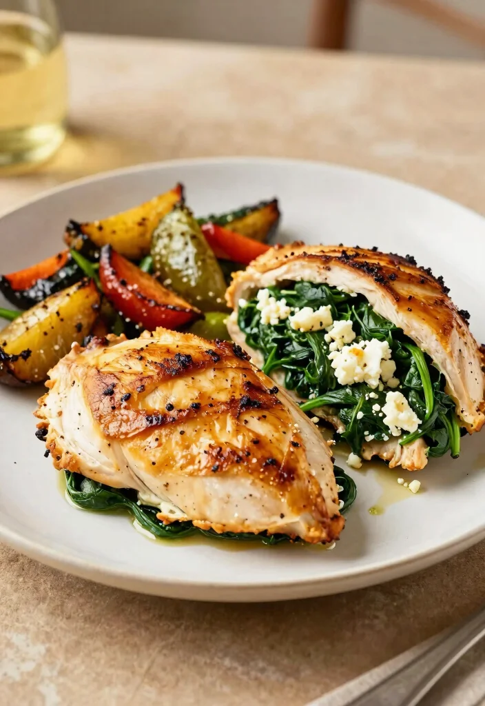 12 Keto Dinner Recipes for Simple Weeknight Meals 27 12 Keto Dinner Recipes for Simple Weeknight Meals 7. Spinach and Feta Stuffed Chicken 0