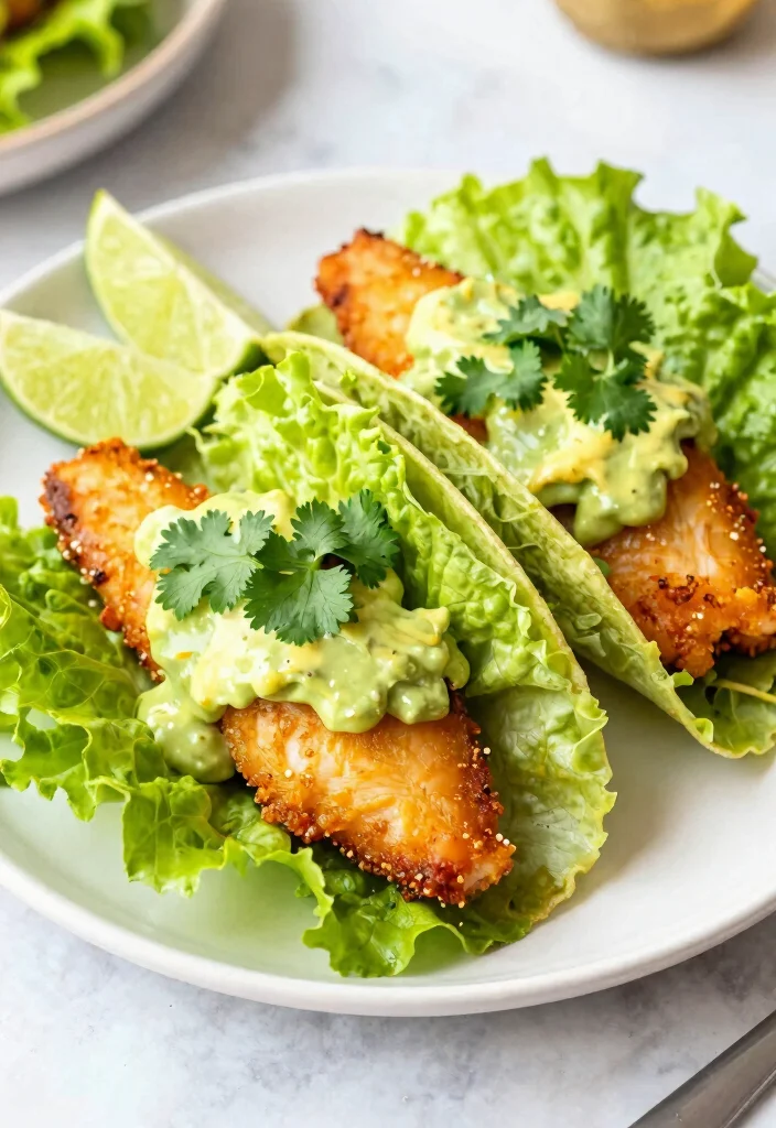 12 Keto Dinner Recipes for Simple Weeknight Meals 38 12 Keto Dinner Recipes for Simple Weeknight Meals 8. Fish Tacos with Avocado Lime Dressing 0