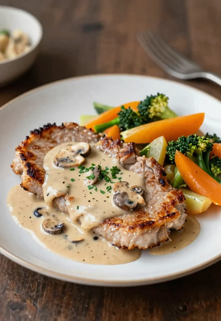 12 Keto Instant Pot Recipes for Fast Cooking 12. Instant Pot Pork Chops with Mushroom Gravy 0