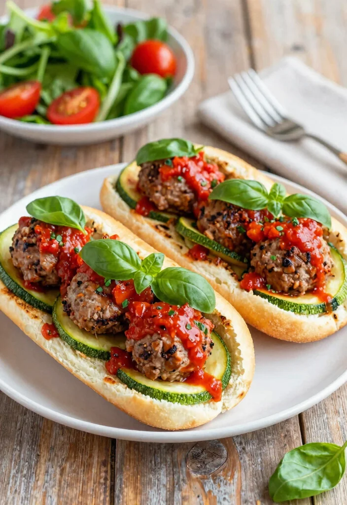 12 Keto Meatball Recipes for Comfort Style Meals 40 12 Keto Meatball Recipes for Comfort Style Meals 10. Meatball Subs with Zucchini Buns 0