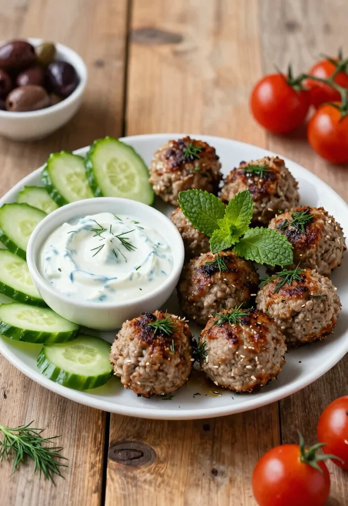 12 Keto Meatball Recipes for Comfort Style Meals 37 12 Keto Meatball Recipes for Comfort Style Meals 7. Greek Meatballs with Tzatziki Sauce 0