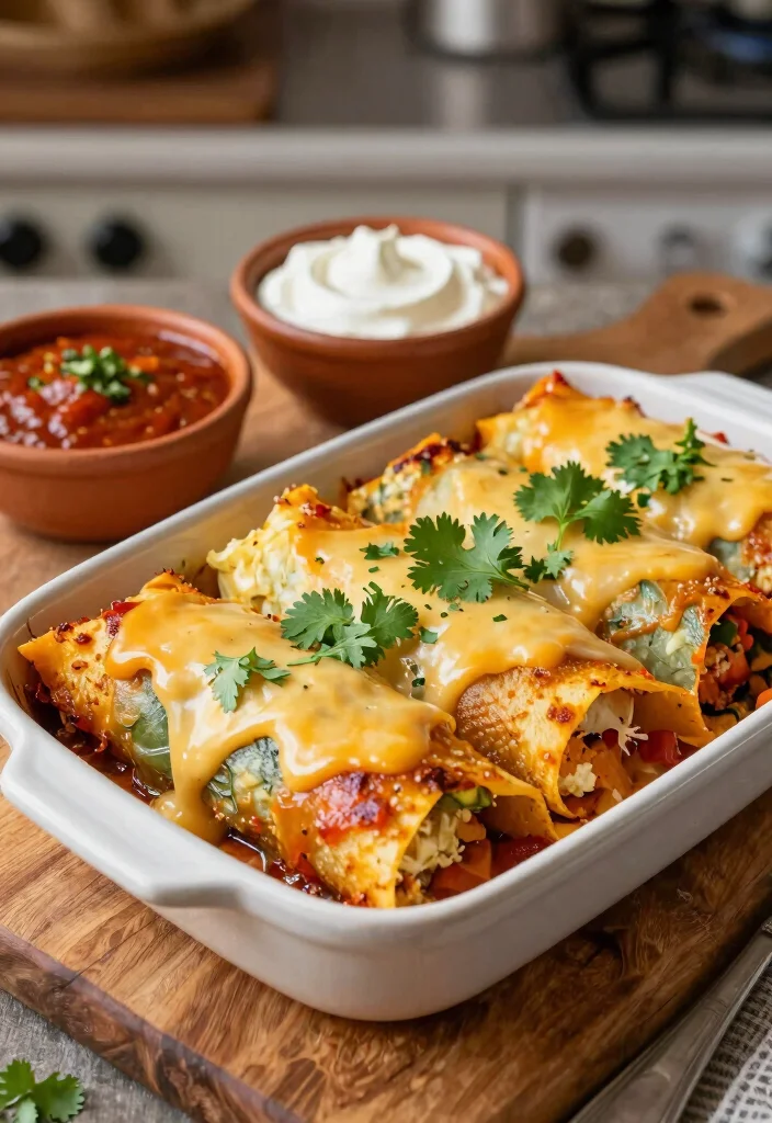 12 Keto Mexican Recipes with Bold Flavor 2. Spicy Keto Enchiladas with Cauliflower Rice 0