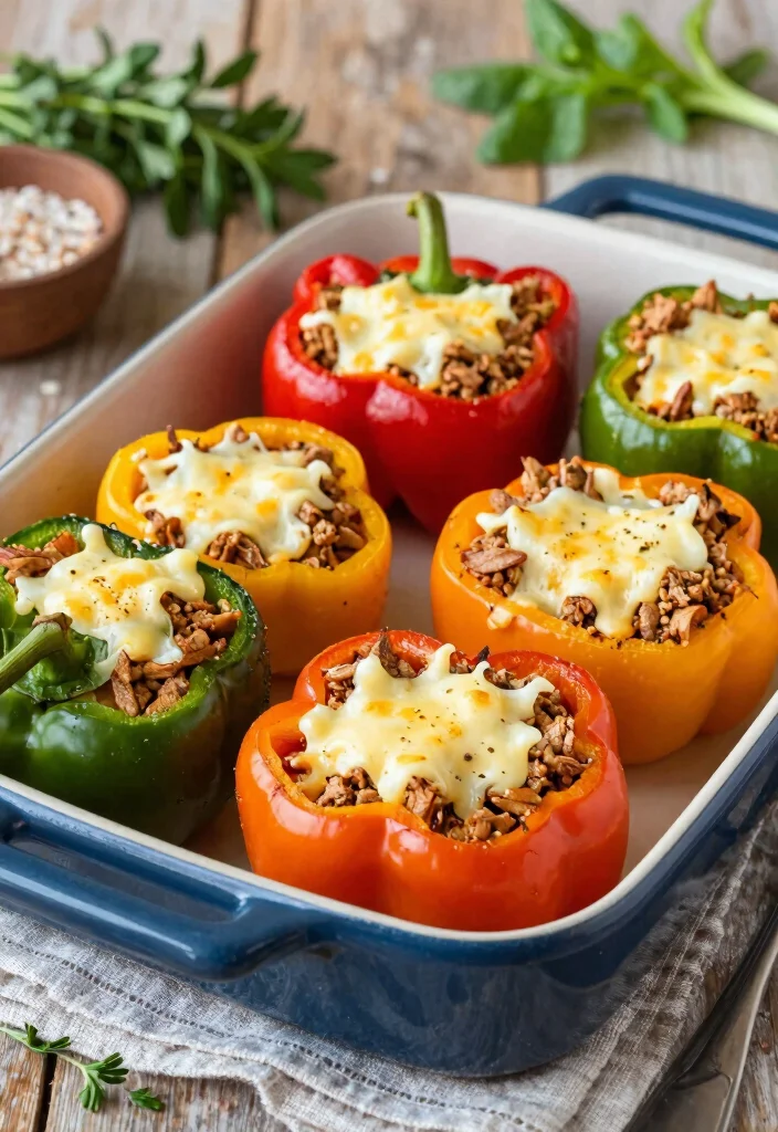 12 Keto Mexican Recipes with Bold Flavor 7. Keto Stuffed Peppers with Ground Turkey 0