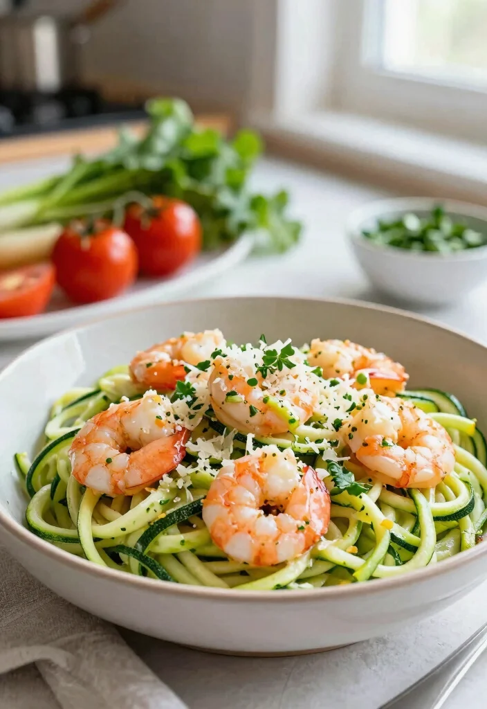 12 Keto Seafood Recipes for Light Protein Meals 37 12 Keto Seafood Recipes for Light Protein Meals 7. Zucchini Noodles with Shrimp 0