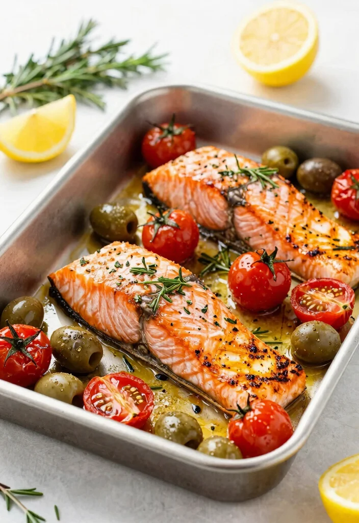 12 Keto Sheet Pan Recipes for Easy Cleanup 27 12 Keto Sheet Pan Recipes for Easy Cleanup 7. Mediterranean Herb Roasted Salmon 0