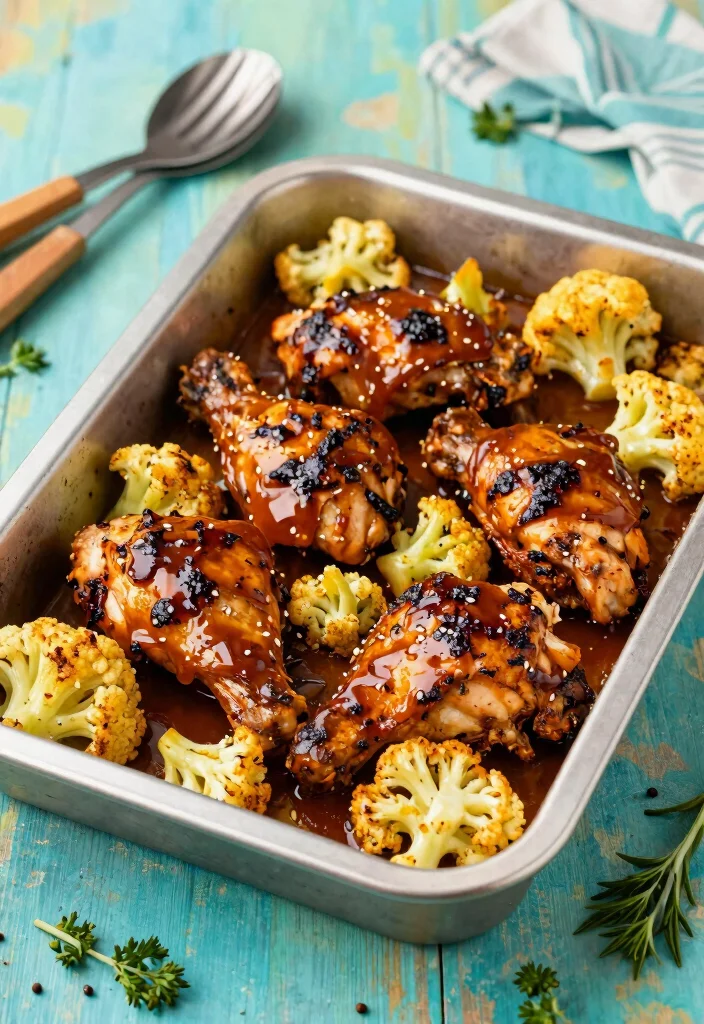 12 Keto Sheet Pan Recipes for Easy Cleanup 38 12 Keto Sheet Pan Recipes for Easy Cleanup 8. BBQ Chicken and Cauliflower Bake 0