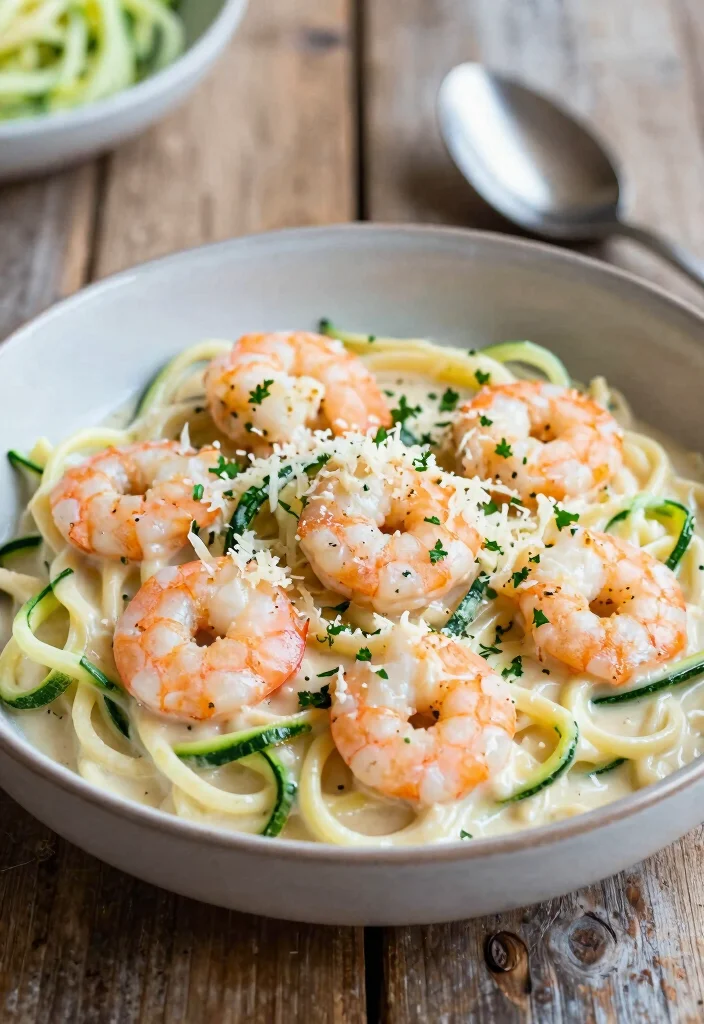 12 Keto Shrimp Recipes for Simple Protein Meals 3. Creamy Shrimp Alfredo 0
