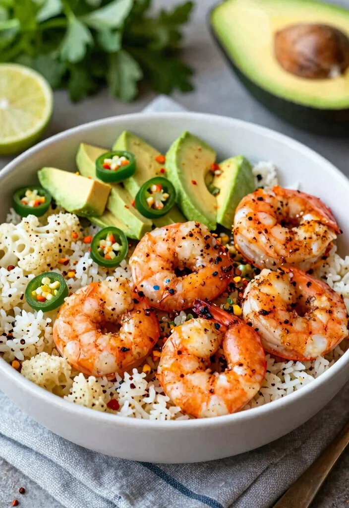 12 Keto Shrimp Recipes for Simple Protein Meals 9. Shrimp Chipotle Bowl 0