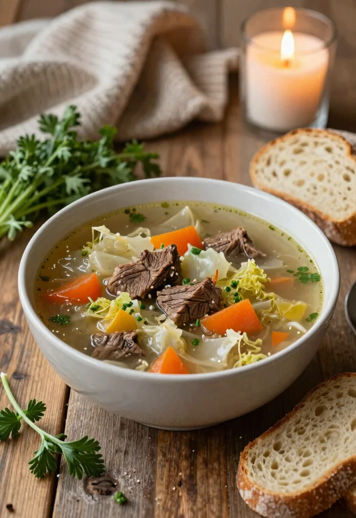 12 Keto Soup Recipes for Cozy Low Carb Bowls 24 12 Keto Soup Recipes for Cozy Low Carb Bowls 4. Hearty Beef and Cabbage Soup 0