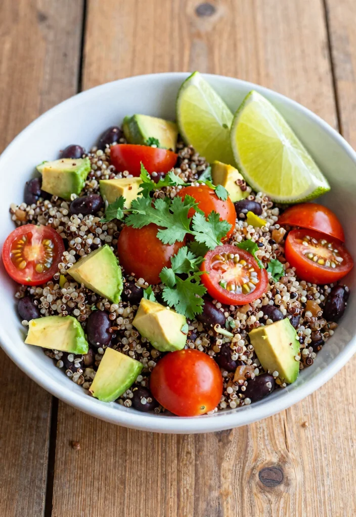 12 Low Calorie Vegan Recipes for Light Filling Meals 1 12 Low Calorie Vegan Recipes for Light Filling Meals 1. Quinoa Black Bean Salad 0