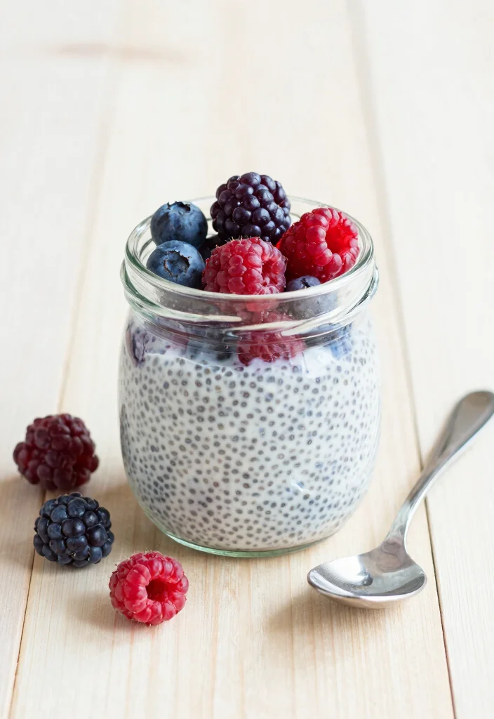 12 Low Calorie Vegan Recipes for Light Filling Meals 52 12 Low Calorie Vegan Recipes for Light Filling Meals 12. Berry Chia Pudding 0