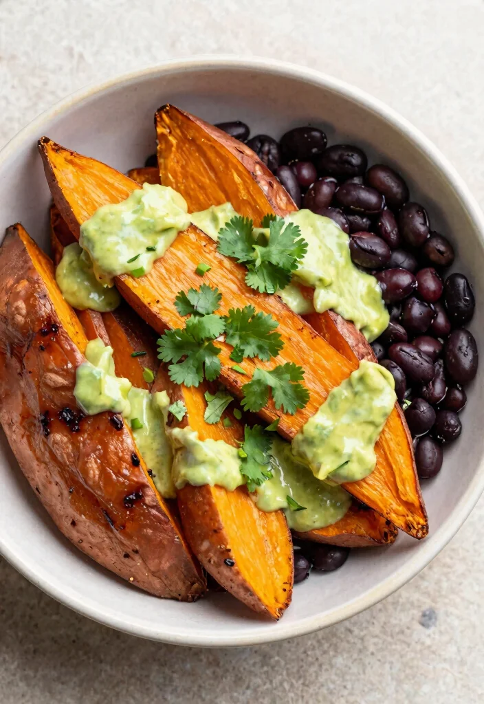 12 Low Calorie Vegan Recipes for Light Filling Meals 36 12 Low Calorie Vegan Recipes for Light Filling Meals 6. Sweet Potato Black Bean Bowl 0