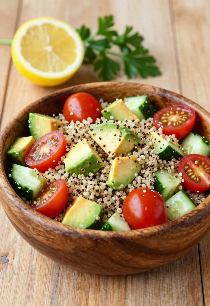 12 Low Calorie Vegetarian Recipes for Light Eating 1 12 Low Calorie Vegetarian Recipes for Light Eating 1. Quinoa Salad with Avocado and Lemon 0