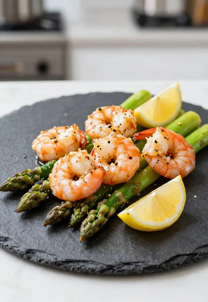 12 Low Carb Keto Recipes for Everyday Meals 4. Garlic Butter Shrimp with Asparagus 0