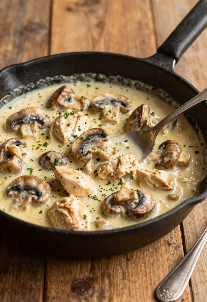 12 Low Carb Keto Recipes for Everyday Meals 5. Creamy Chicken and Mushroom Skillet 0