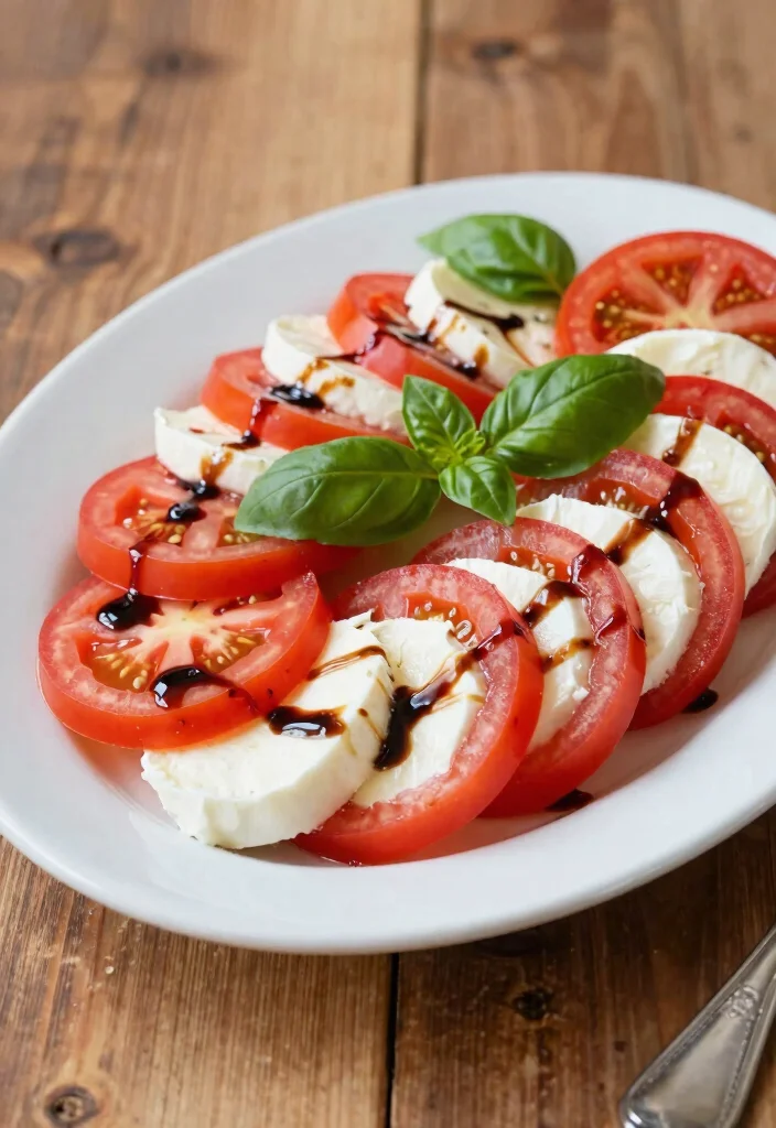 12 Low Carb Keto Recipes for Everyday Meals 8. Caprese Salad with Balsamic Glaze 0