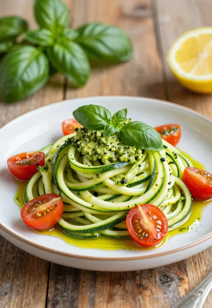 12 Low Carb Vegan Recipes for Light Balanced Eating 1 12 Low Carb Vegan Recipes for Light Balanced Eating 1. Zucchini Noodles with Avocado Pesto 0