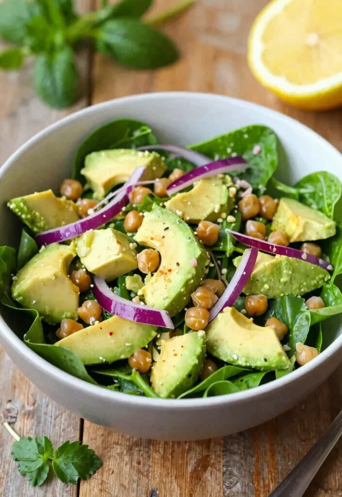 12 Low Carb Vegan Recipes for Light Balanced Eating 13 12 Low Carb Vegan Recipes for Light Balanced Eating 3. Avocado Chickpea Salad 0