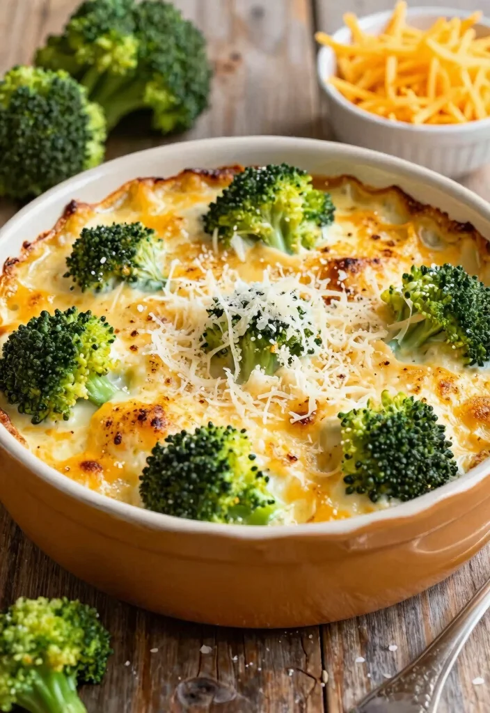 12 Low Carb Vegetarian Recipes for Light Meals 5. Broccoli and Cheese Casserole 0