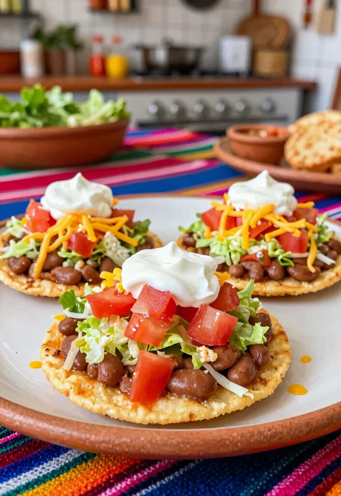 12 Mexican Vegetarian Recipes with Classic Taste 47 12 Mexican Vegetarian Recipes with Classic Taste 7. Sopes with Beans and Veggies 0