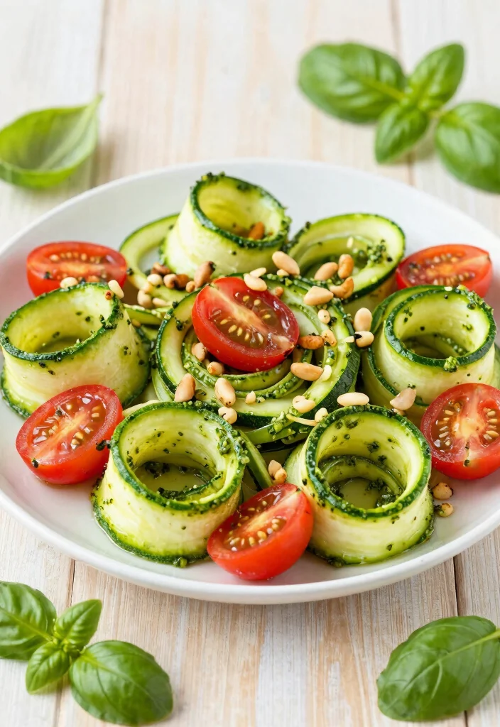 12 Summer Vegan Recipes for Light Fresh Cooking 52 12 Summer Vegan Recipes for Light Fresh Cooking 12. Zucchini Noodle Salad with Pesto 0