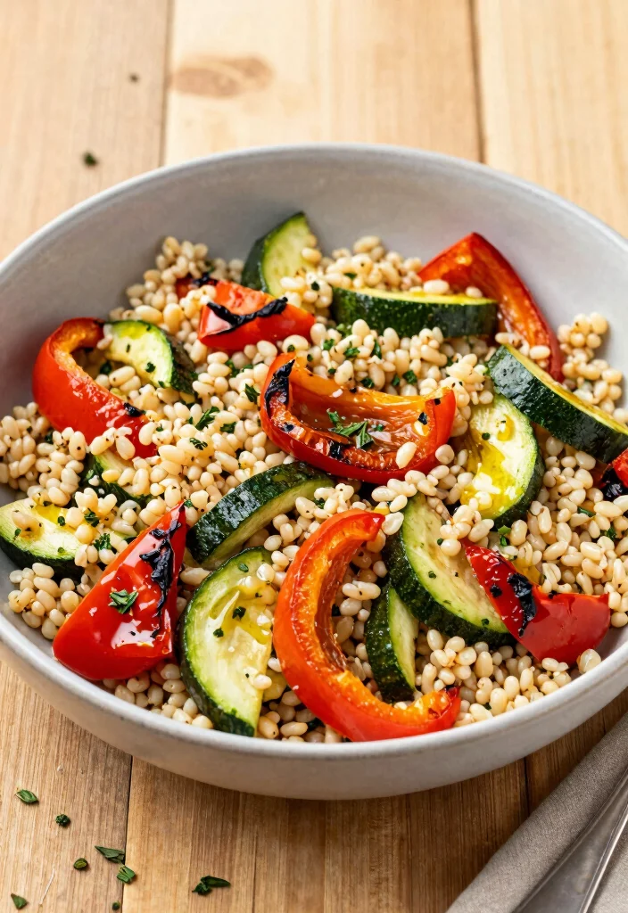 12 Summer Vegan Recipes for Light Fresh Cooking 36 12 Summer Vegan Recipes for Light Fresh Cooking 6. Roasted Vegetable Farro Salad 0