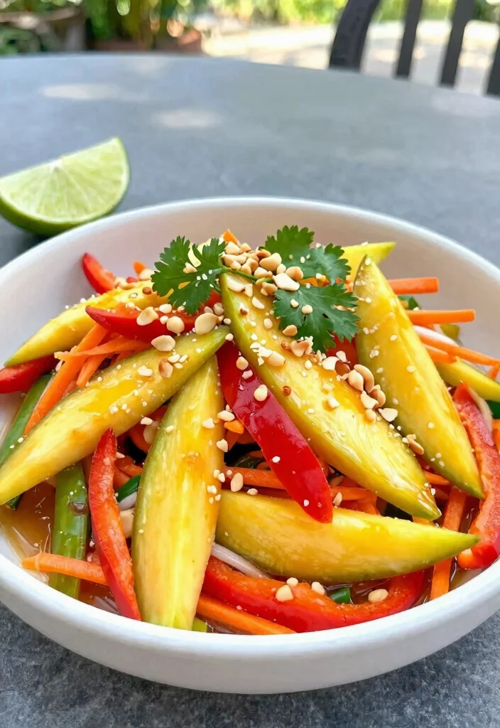 12 Summer Vegan Recipes for Light Fresh Cooking 37 12 Summer Vegan Recipes for Light Fresh Cooking 7. Thai Mango Salad 0