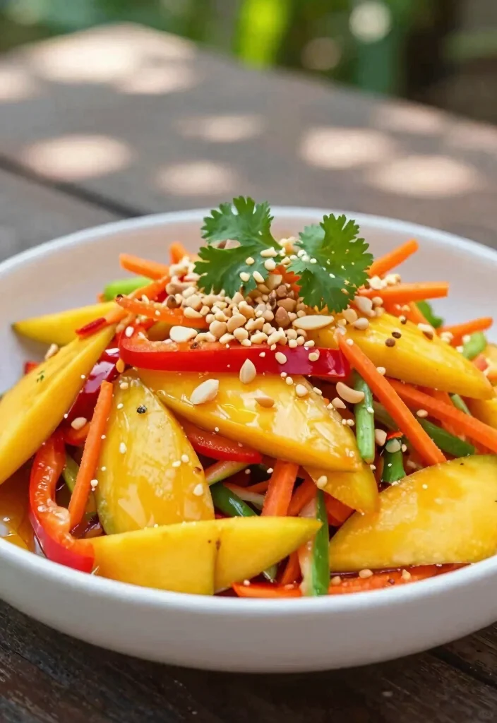 12 Summer Vegetarian Recipes for Fresh Cooking 37 12 Summer Vegetarian Recipes for Fresh Cooking 7. Thai Mango Salad 0