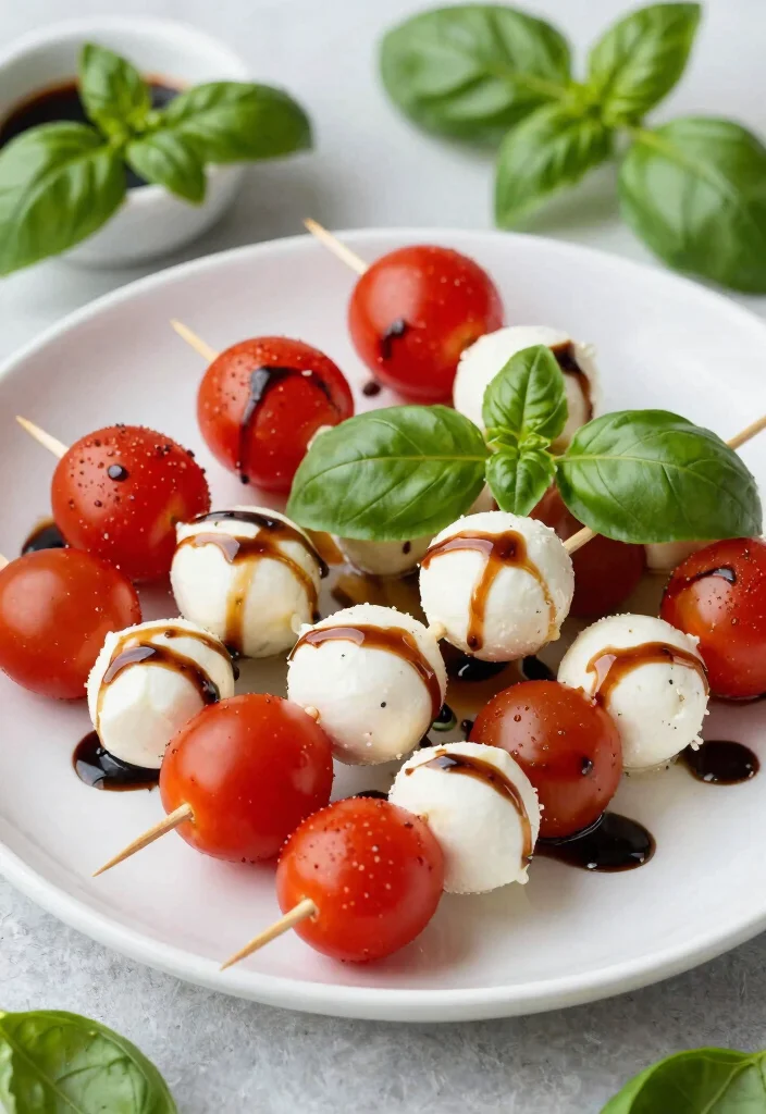 12 Tasty Vegetarian Recipes Full of Flavor 6. Italian Caprese Salad Skewers 0