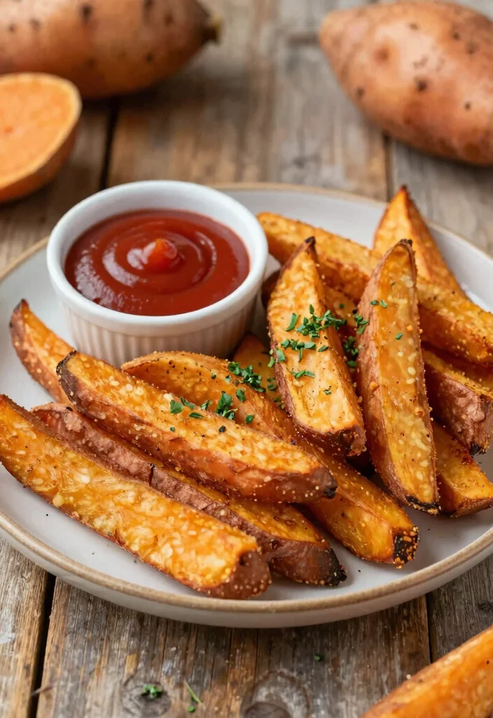 12 Vegan Air Fryer Recipes for Quick Crispy Results 4 12 Vegan Air Fryer Recipes for Quick Crispy Results 4. Air Fried Sweet Potato Fries 0
