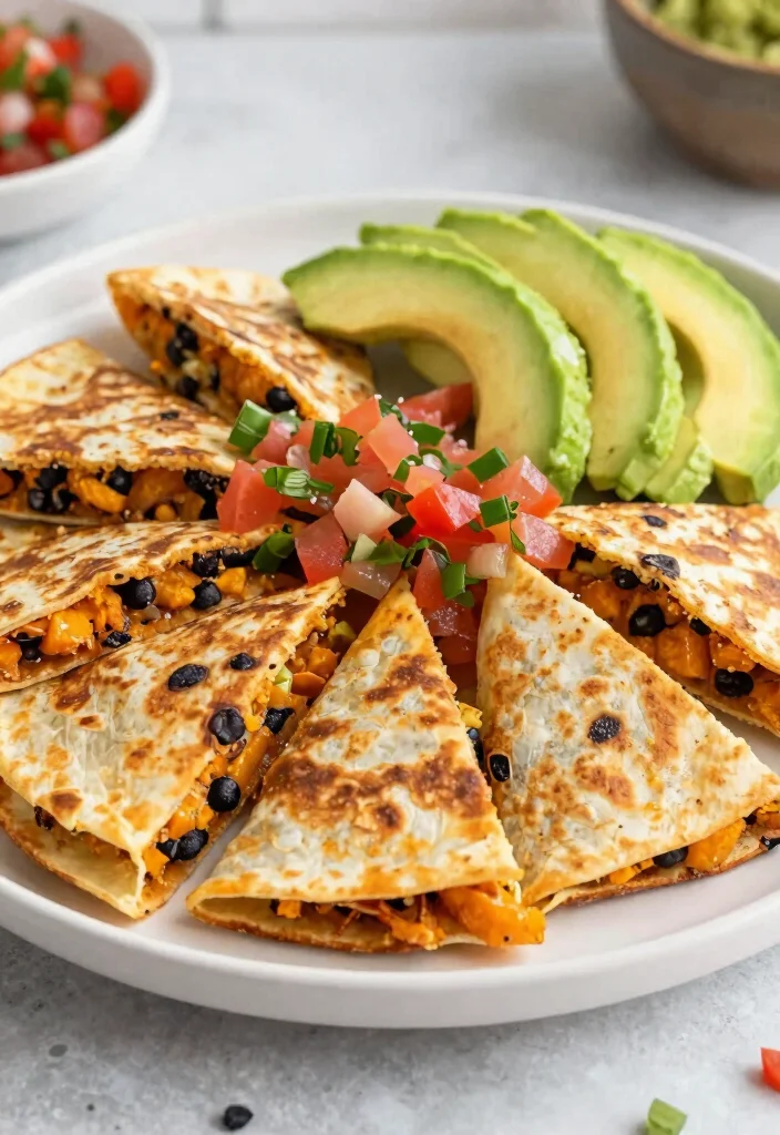 12 Vegan Bean Recipes for Hearty Protein Rich Dishes 7. Sweet Potato and Black Bean Quesadillas 0