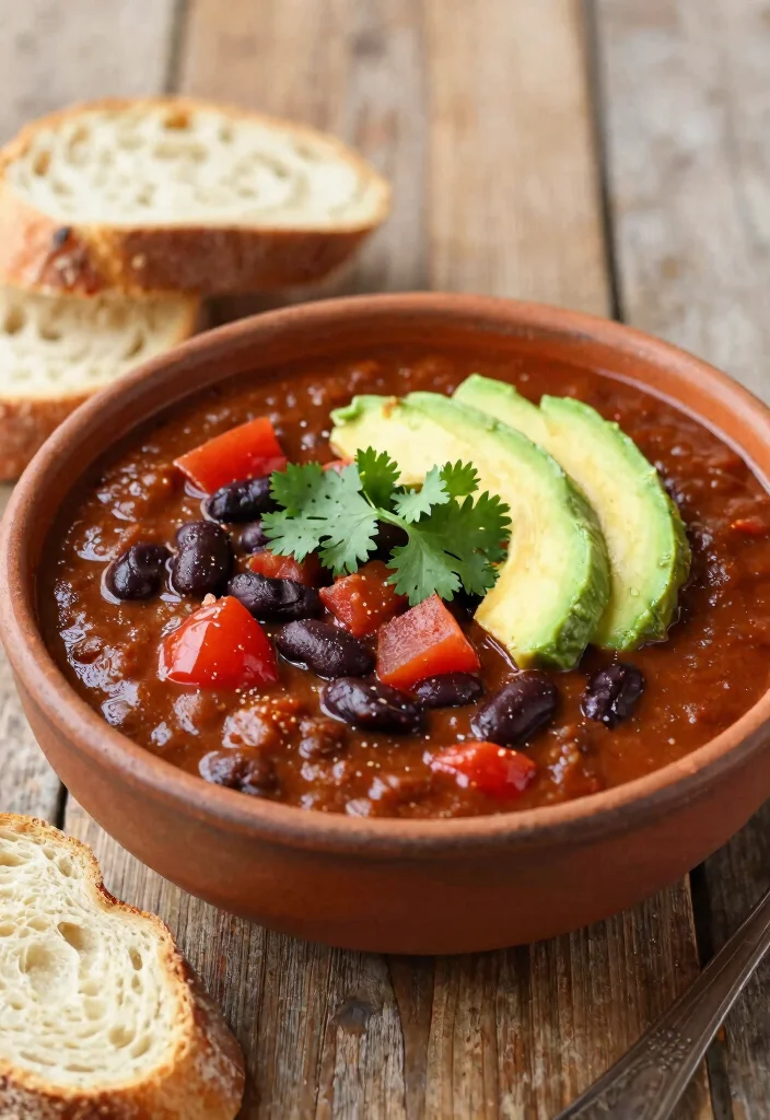 12 Vegan Black Bean Recipes for Easy Protein Meals 3 12 Vegan Black Bean Recipes for Easy Protein Meals 3. Black Bean Chili 0