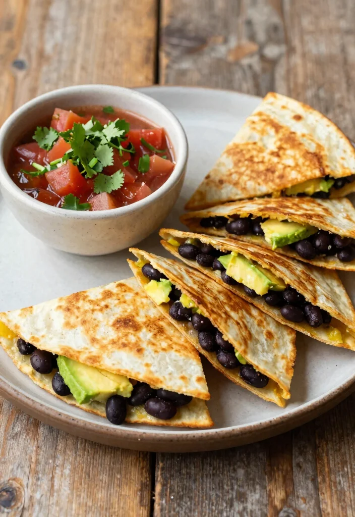 12 Vegan Black Bean Recipes for Easy Protein Meals 38 12 Vegan Black Bean Recipes for Easy Protein Meals 8. Black Bean and Avocado Quesadillas 0