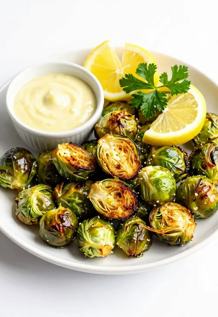 12 Vegan Brussels Sprout Recipes for Crispy Savory Sides 16 12 Vegan Brussels Sprout Recipes for Crispy Savory Sides 6. Lemon Garlic Brussels Sprouts 0