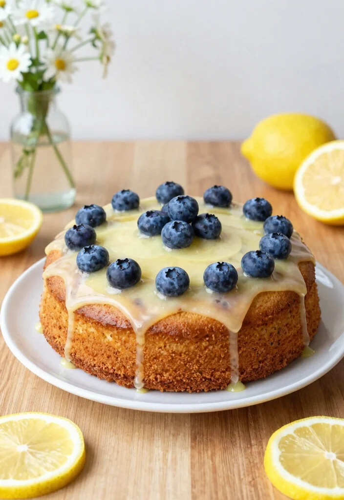 12 Vegan Cake Recipes for Soft Moist Plant Based Baking 10. Blueberry Lemon Vegan Cake 0