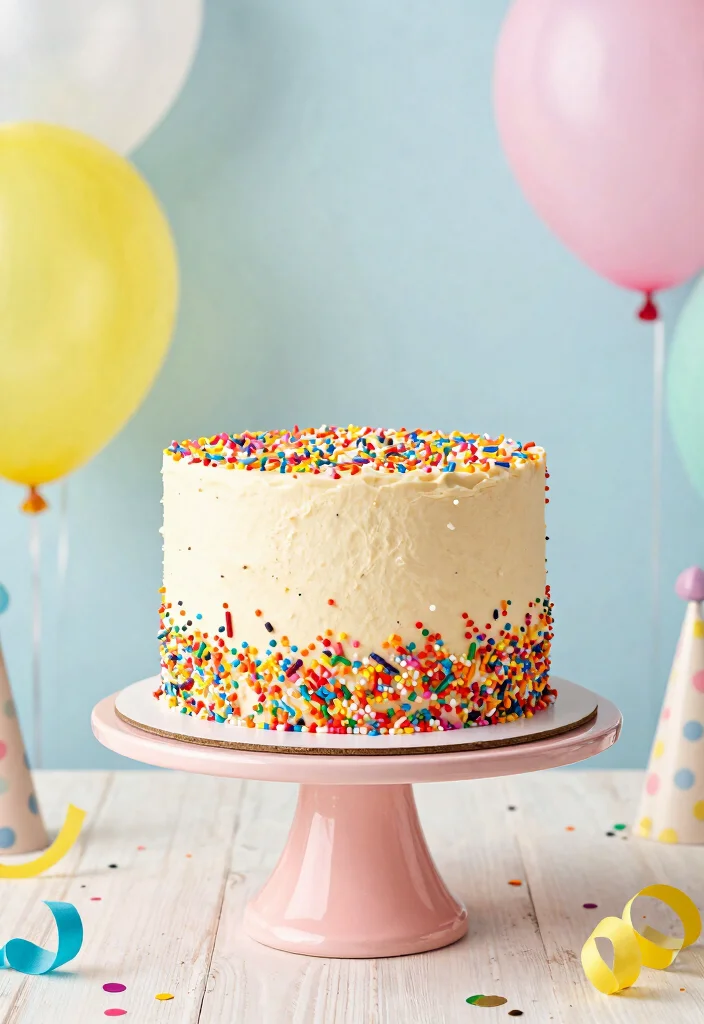 12 Vegan Cake Recipes for Soft Moist Plant Based Baking 7. Funfetti Vegan Birthday Cake 0