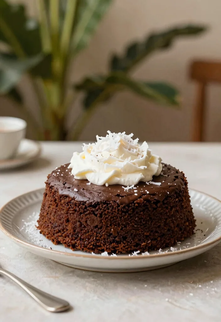 12 Vegan Cake Recipes for Soft Moist Plant Based Baking 9. Chocolate Coconut Flour Cake 0