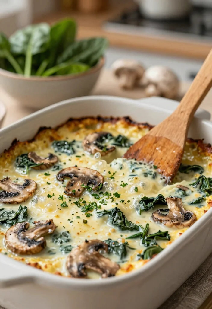 12 Vegan Casserole Recipes for Comforting Family Dinners 1 12 Vegan Casserole Recipes for Comforting Family Dinners 1. Creamy Vegan Mushroom and Spinach Casserole 0