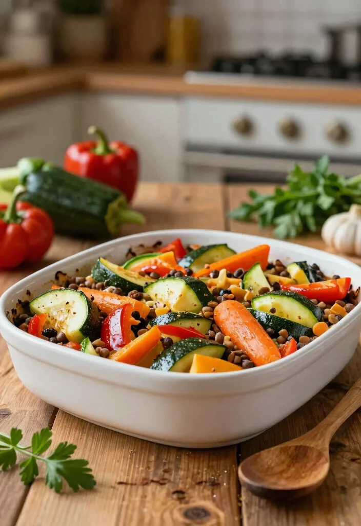 12 Vegan Casserole Recipes for Comforting Family Dinners 12 12 Vegan Casserole Recipes for Comforting Family Dinners 2. Hearty Vegetable and Lentil Casserole 0