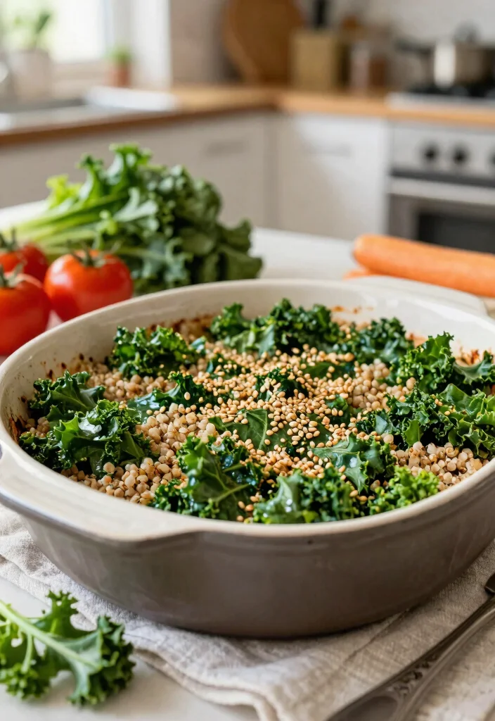 12 Vegan Casserole Recipes for Comforting Family Dinners 25 12 Vegan Casserole Recipes for Comforting Family Dinners 5. Quinoa and Kale Casserole 0