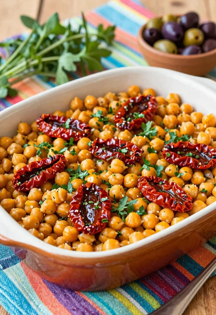 12 Vegan Casserole Recipes for Comforting Family Dinners 27 12 Vegan Casserole Recipes for Comforting Family Dinners 7. Mediterranean Chickpea Casserole 0