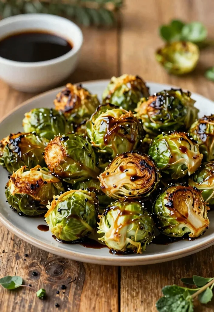 12 Vegan Christmas Recipes for a Festive Meatless Table 25 12 Vegan Christmas Recipes for a Festive Meatless Table 5. Roasted Brussels Sprouts with Balsamic Glaze 0