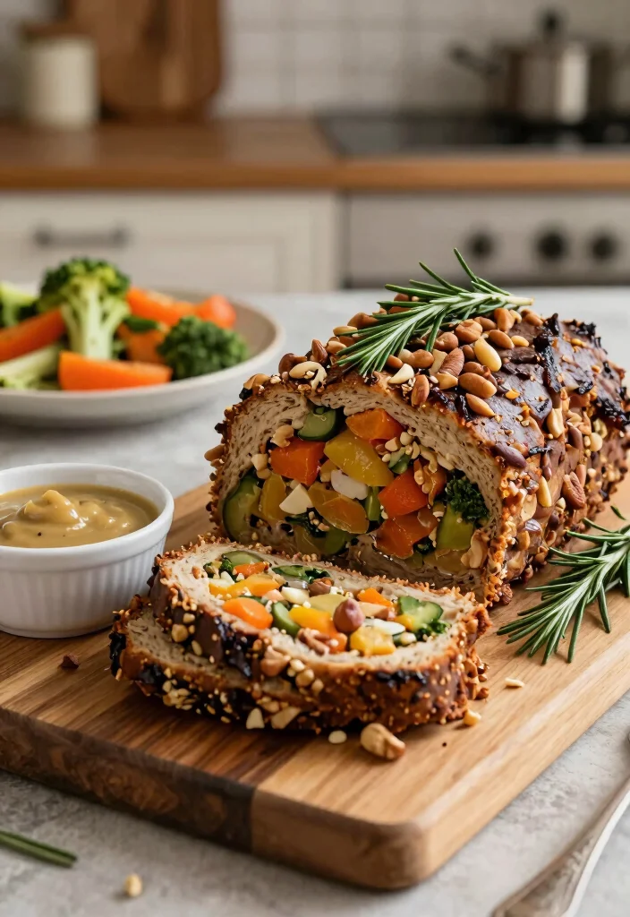 12 Vegan Christmas Recipes for a Festive Meatless Table 37 12 Vegan Christmas Recipes for a Festive Meatless Table 7. Vegan Nut Roast 0