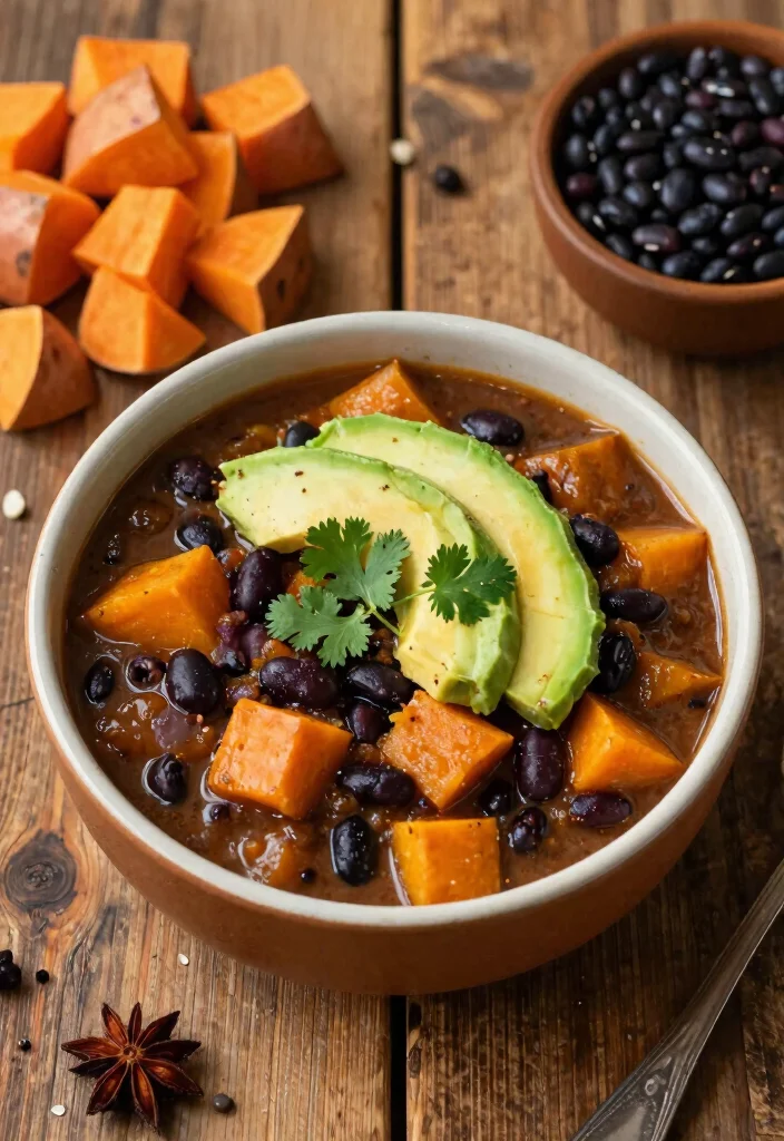 12 Vegan Crockpot Recipes for Easy Hands Off Cooking 15 12 Vegan Crockpot Recipes for Easy Hands Off Cooking 5. Sweet Potato and Black Bean Stew 0